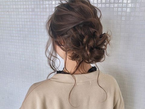 ゆるふわ感がキュートなヘアアレンジ