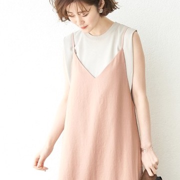 ぽっちゃりさんにおすすめのキャミワンピコーデ 21夏 着痩せが叶う着こなし Folk