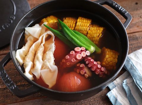 和風で美味しい！たこと夏野菜の冷やしおでん