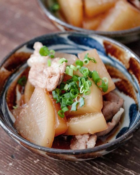 豚大根の甘辛煮