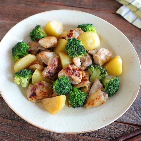 野菜と塩麹鶏肉のソテー