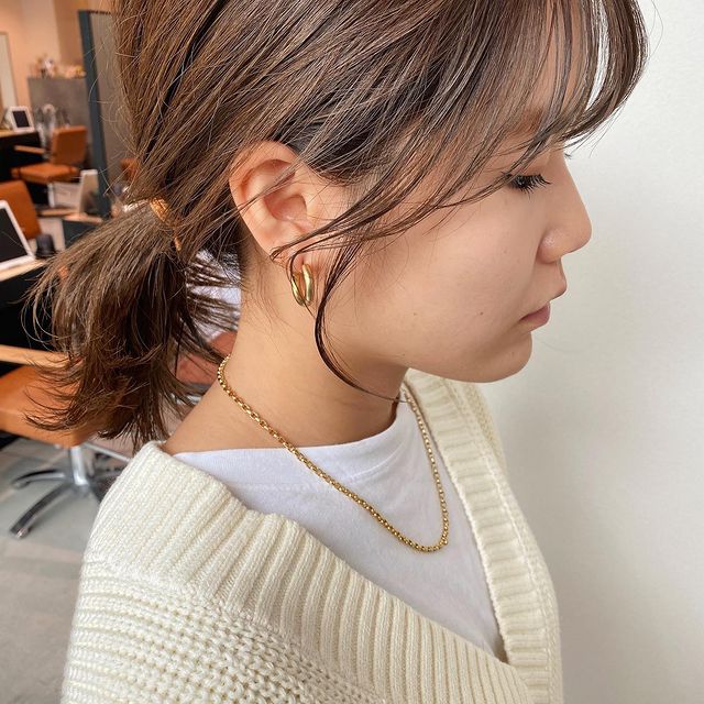 無造作なのにおしゃれなボブヘアアレンジ