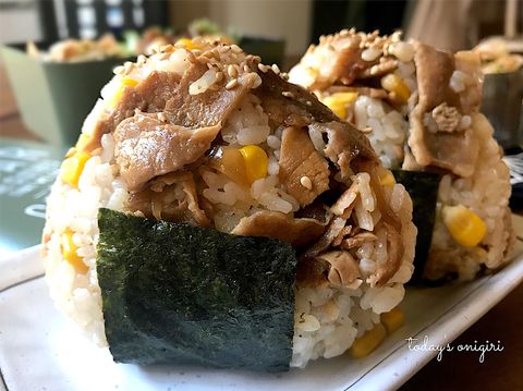 生姜焼きおにぎり