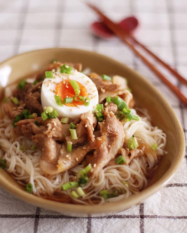 甘辛肉そうめん