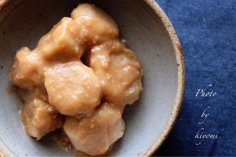 里芋、煮物、味噌バター。