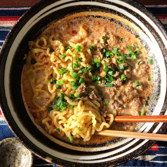 練りゴマ不要！ひき肉で担々麺