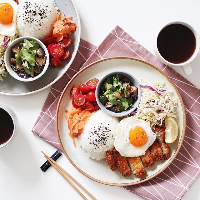 ワンプレートご飯の盛り付け方