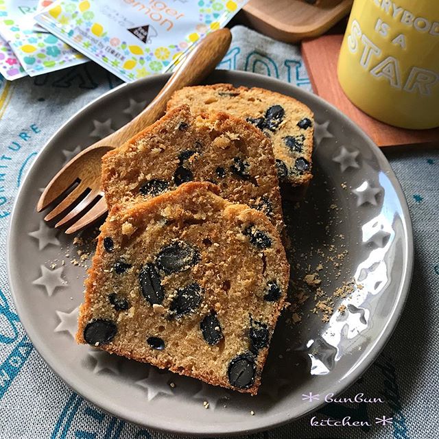 黒豆きなこのパウンドケーキ