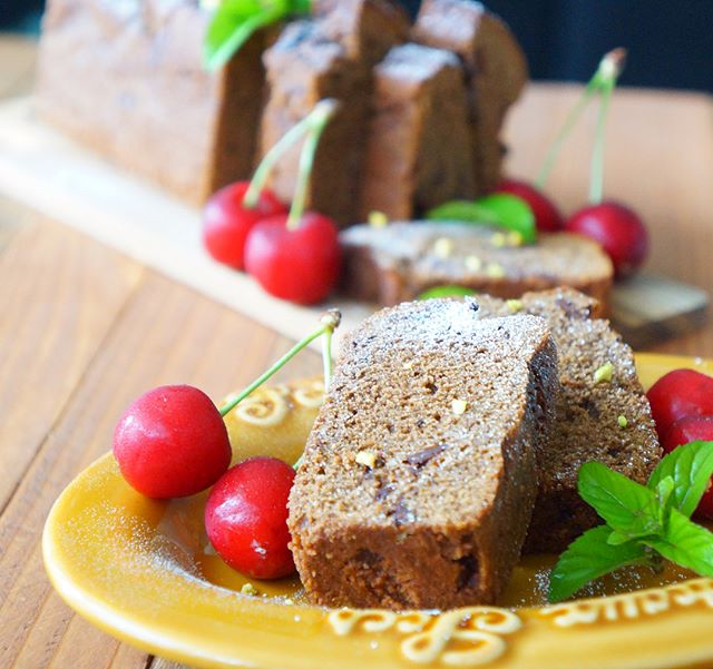 香ばしいコーヒーチョコパウンドケーキ