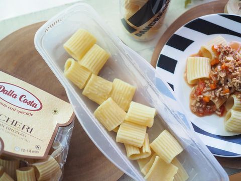 手間をかけず作れる電子レンジ調理器パスタ