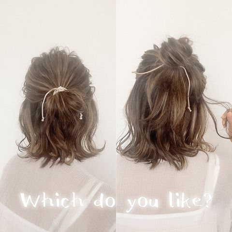 印象が変わるハーフアップヘアアレンジ