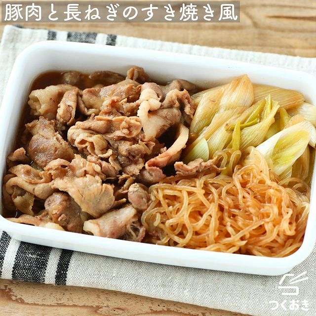 節約にも◎豚肉と白ネギのすき焼き風レシピ