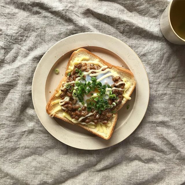 納豆トースト