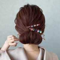 ロングヘアのママ必見《入学式の髪型》特集。簡単アレンジセットで上品・華やかに♪