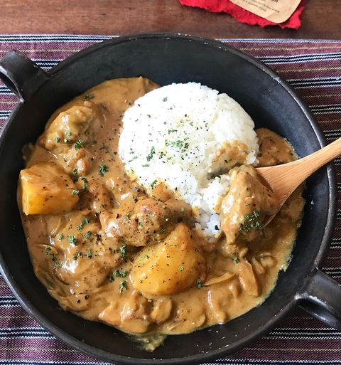 ガーリッククリームチキンカレー