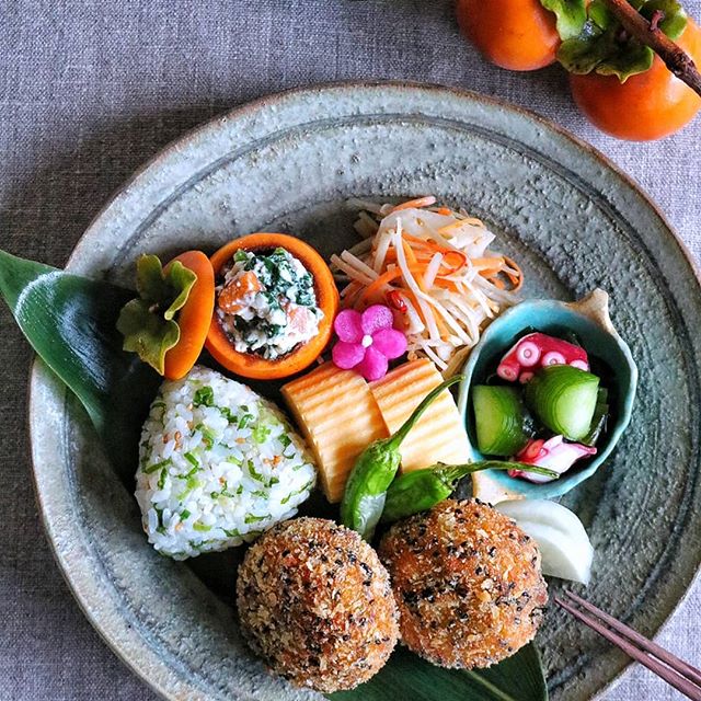 カラーバランスがよいワンプレートランチ