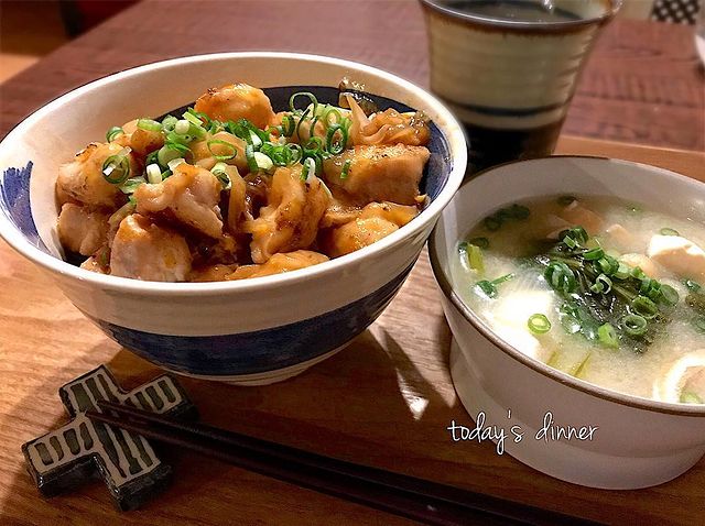 鶏むね肉の親子丼