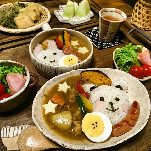 こどもの日は特別仕様で作る人気キャラカレー