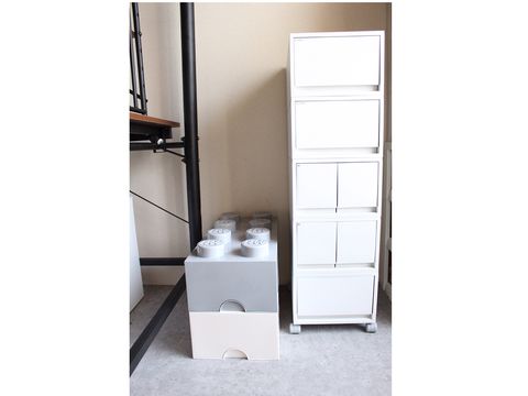 シンプルで使いやすい無印ポリプロピレンケース