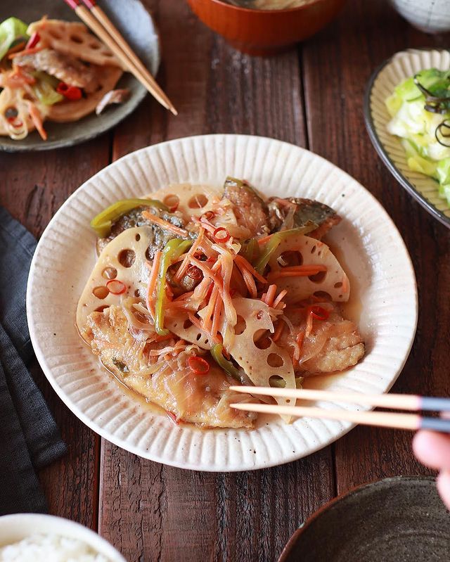 鯵と野菜の南蛮漬け