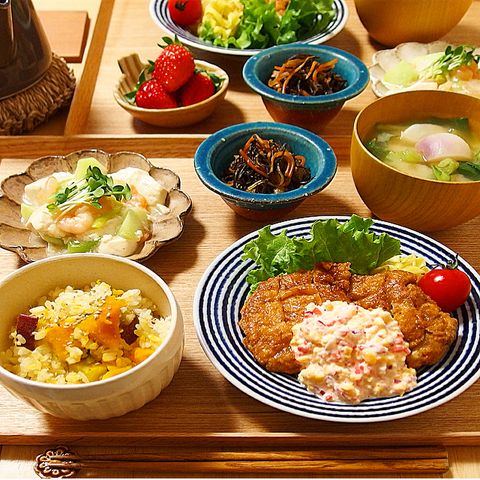 さつまいもとかぼちゃの簡単炊き込みご飯レシピ