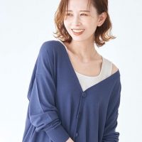 接触冷感で春夏に着たい。UVカット付きの〈ROPE’ PICNIC〉カーディガン