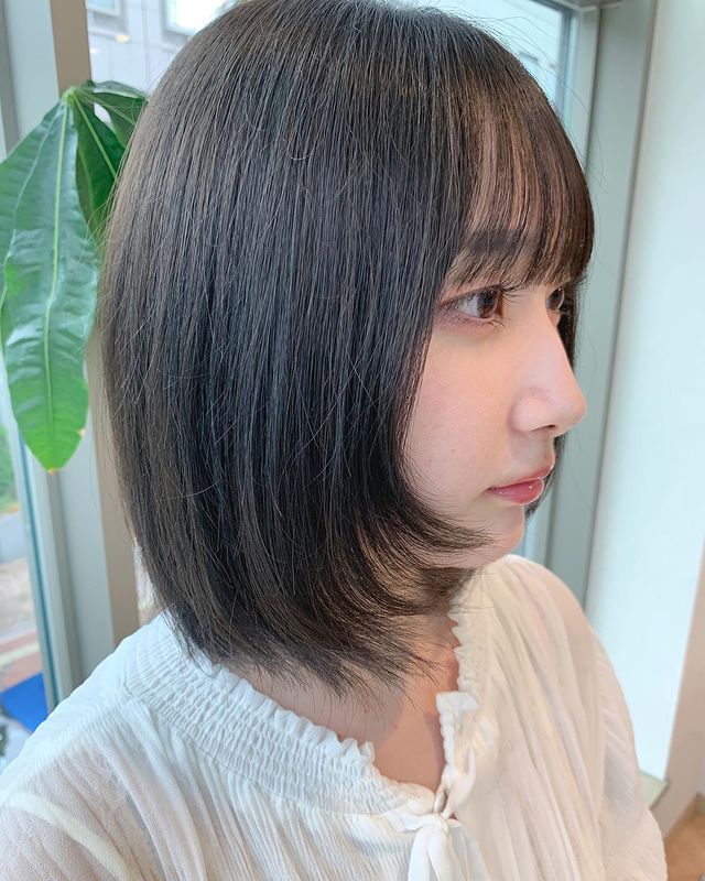 きれいなフォルムに合う秋のヘアカラー