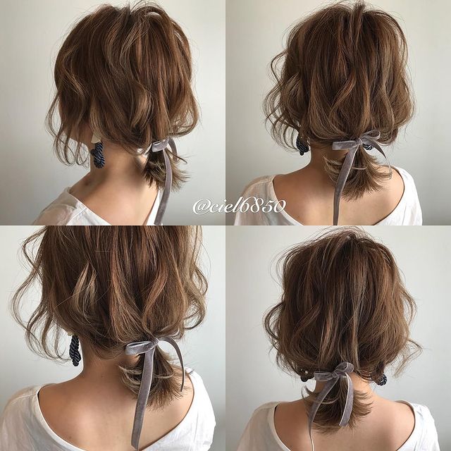 品でおしゃれなボブヘアアレンジ