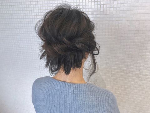 ルーズ感がおしゃれなヘアアレンジ