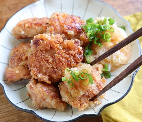 おめでたい食べ物、かつお節で作る鶏肉レシピ