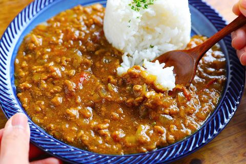 レンジ仕上げのトマトカレーレシピ