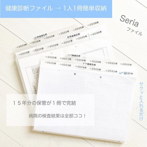 100均グッズの書類整理9