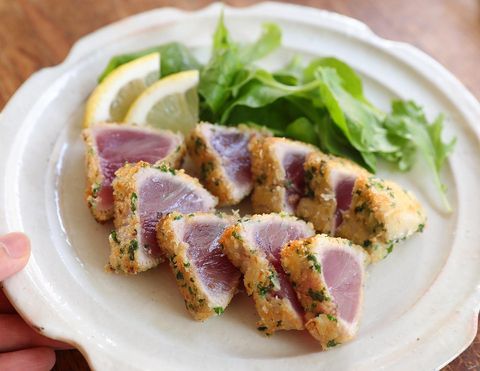 かつおの香草パン粉焼き