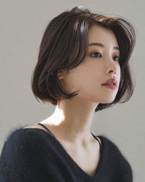 スタイリングしやすいボブヘアスタイル