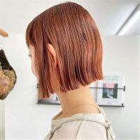 垢抜けるオレンジ系ヘアカラー特集【2023】ブリーチあり・なしで作るおしゃれな色