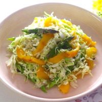 春が旬の野菜を使ったレシピ！キャベツとアスパラの春サラダ