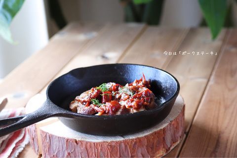 安い豚ブロックで作るポークステーキレシピ