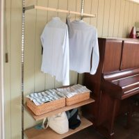 DIYで解決！一か所で解決する制服の収納場所を作る