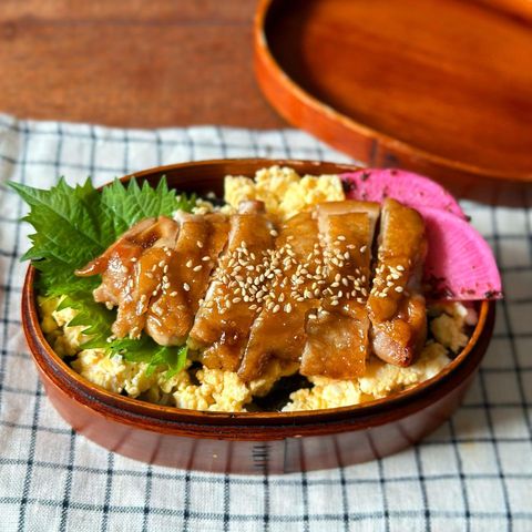 お弁当に人気の照り焼きチキン