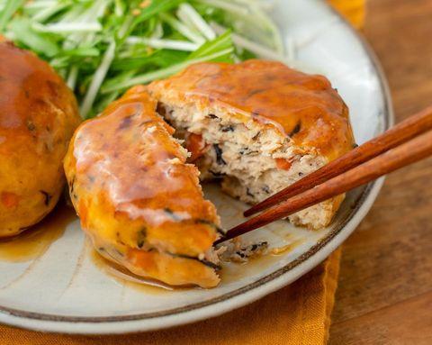 和風あんかけひじき豆腐ハンバーグレシピ