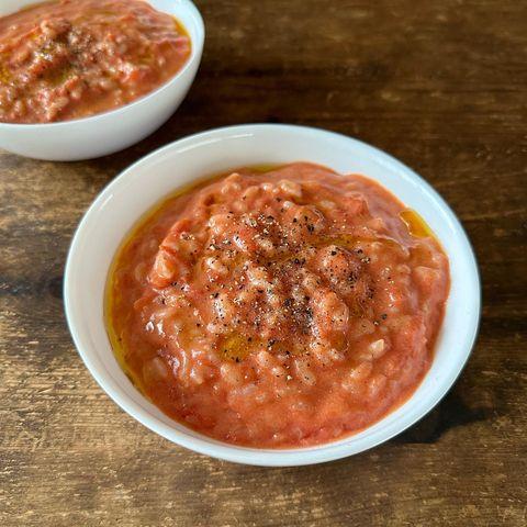 洋風でおしゃれ！トマト缶で作る時短おじや